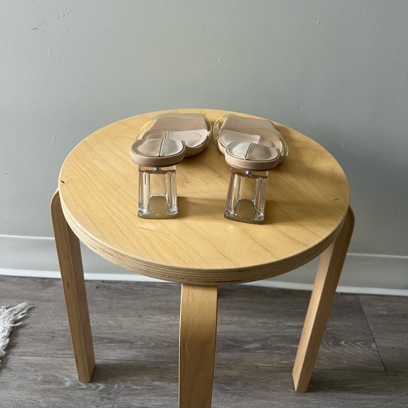 ZARA - VINYL TRANSPARENT HEEL SANDAL - Picture 3 of 6